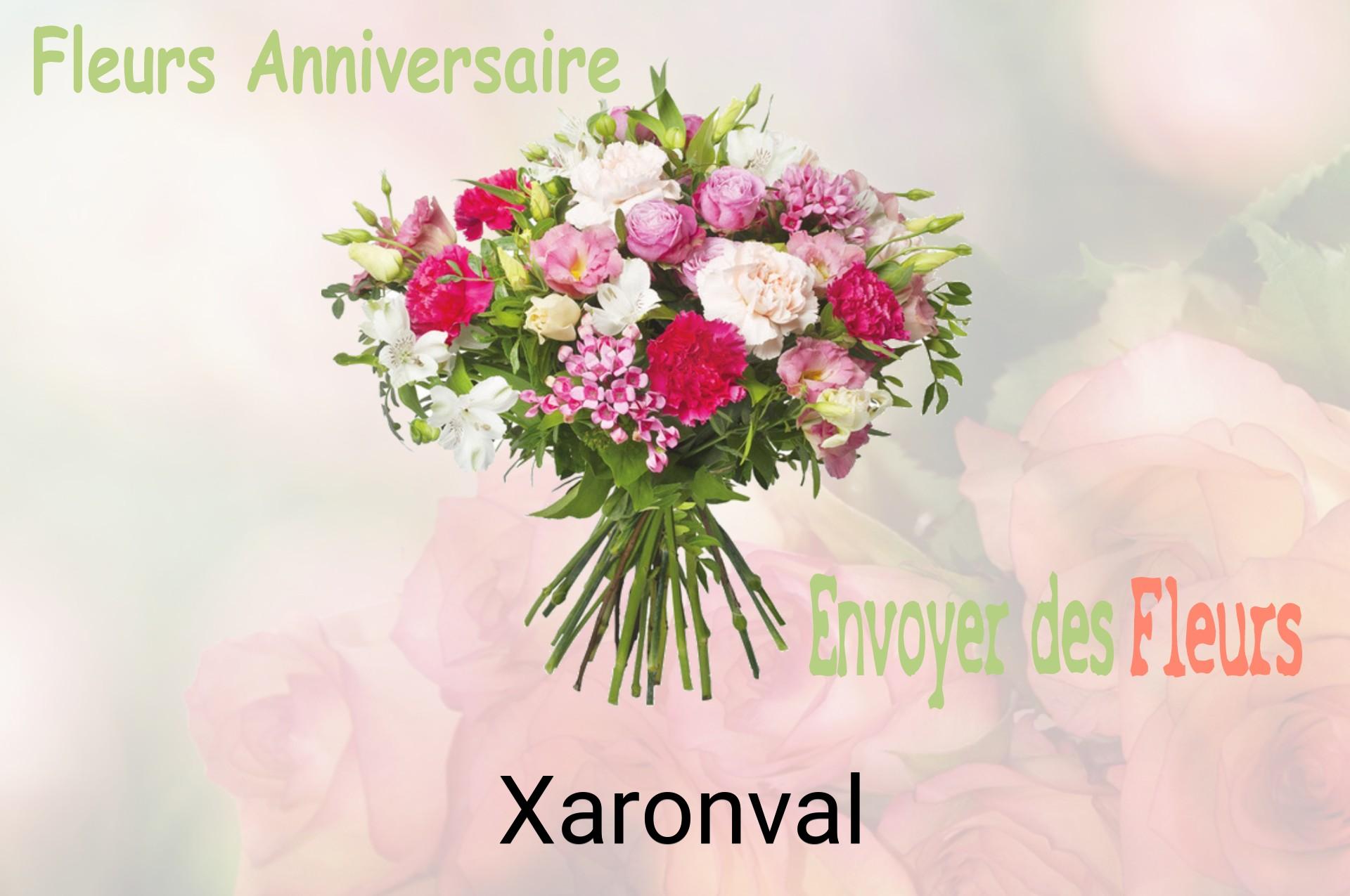 Bouquet de fleurs d’anniversaire livré à Xaronval