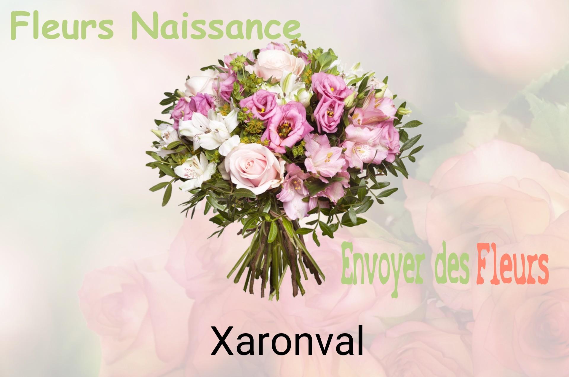 Bouquet de fleurs de naissance livré à Xaronval